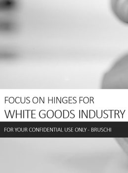 Focus on Hinges for White Goods Industry - Bruschi